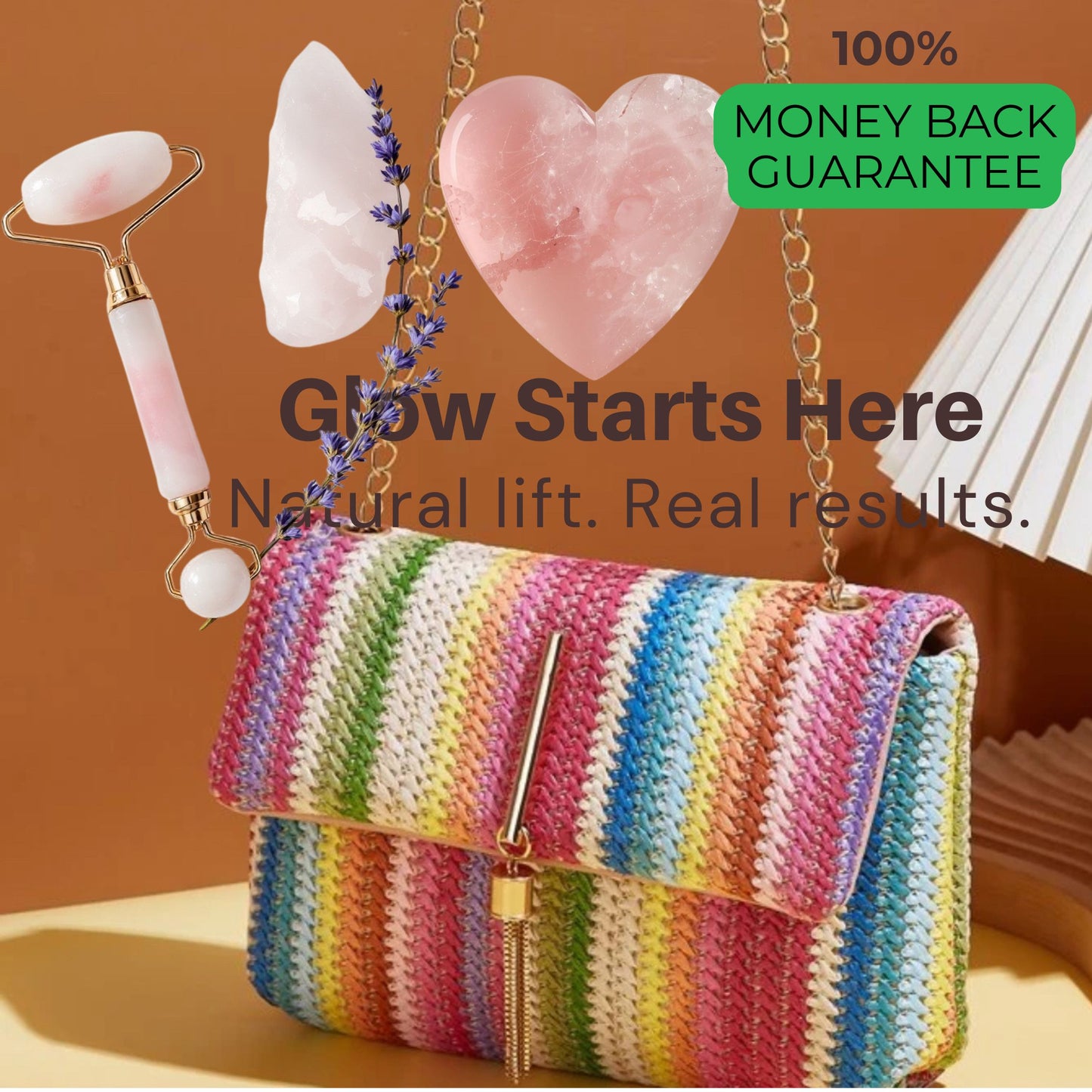 Celeb Facial Roller Gua Sha set-3pcs - Free Luxury Bag + Free Shipping