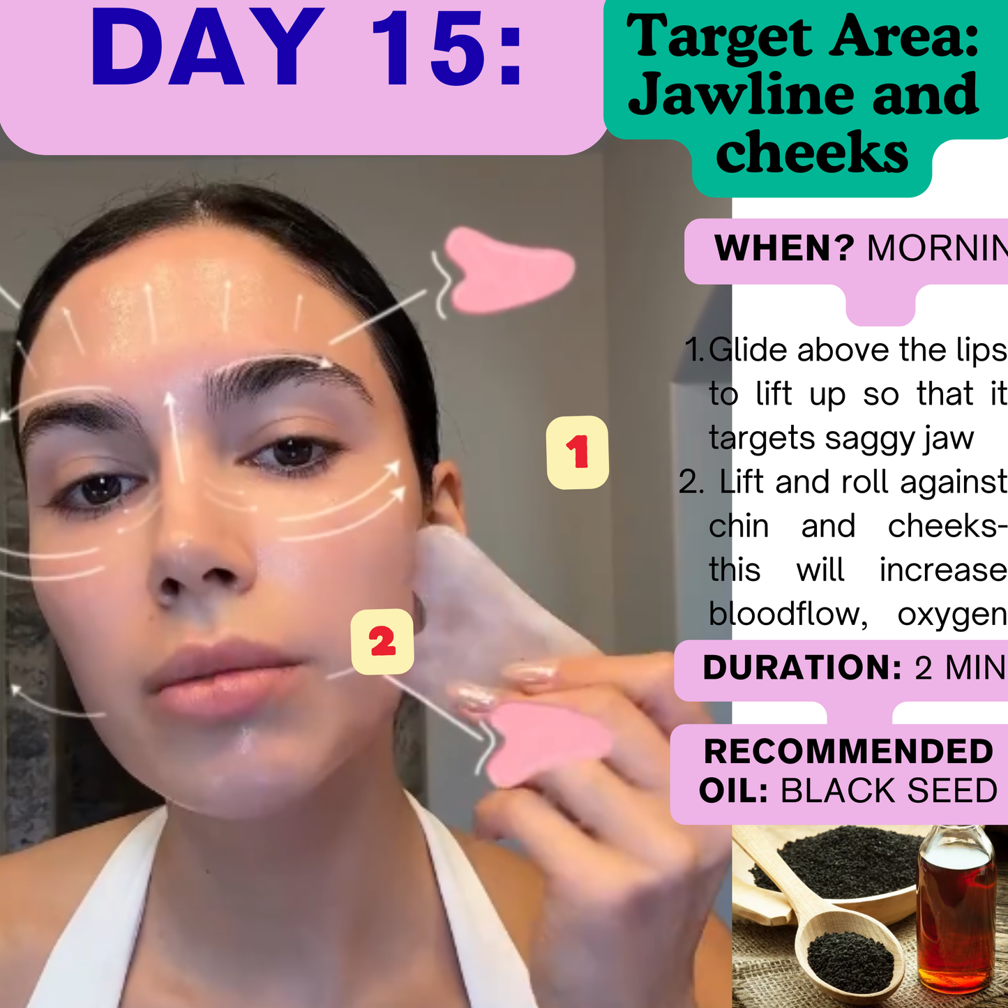 SculptFirm Rose Earth Stone Face Lifting Set + Free Luxury Bag + 30 day Skin Glow Up Bible (Copy)