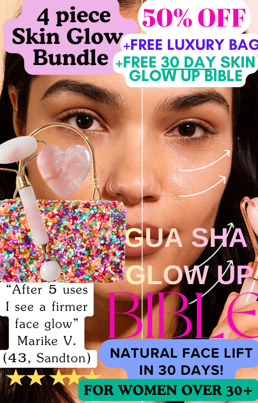 SculptFirm Rose Earth Stone Face Lifting Set + Free Luxury Bag + 30 day Skin Glow Up Bible (Copy)