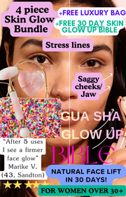 SculptFirm Rose Earth Stone Face Lifting Set + Free Luxury Bag & 30 day Skin Glow Up Bible