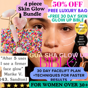 SculptFirm Rose Earth Stone Face Lifting Set + Free Luxury Bag + 30 day Skin Glow Up Bible