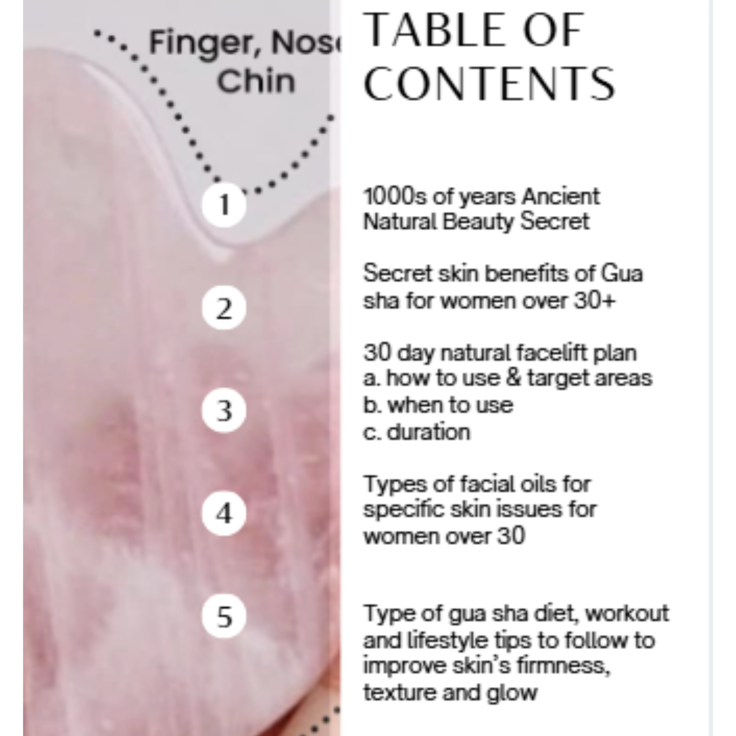 30 Day Gua Sha Skin Glow Up Bible for Women over 30s (EBOOK/DIGITAL DOWNLOAD)