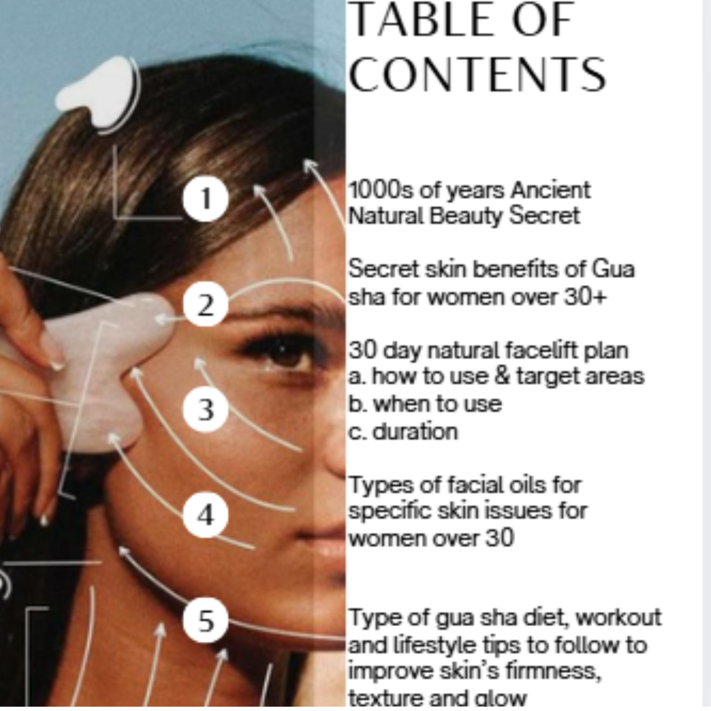 SculptFirm Rose Earth Stone Face Lifting Set + Free Luxury Bag + 30 day Skin Glow Up Bible (Copy)
